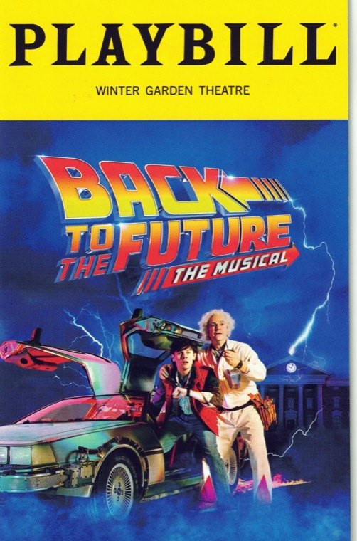 My Playbill for Back to the Future