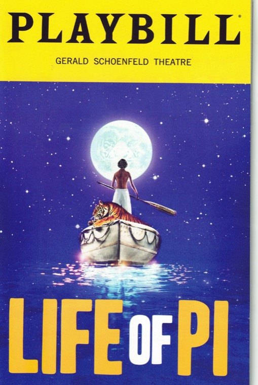 My Playbill for Life of Pi