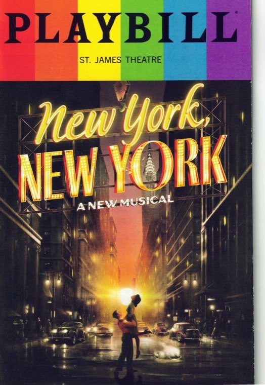 My Playbill for New York, New York