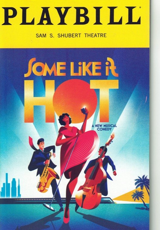 My Playbill for Some Like It Hot