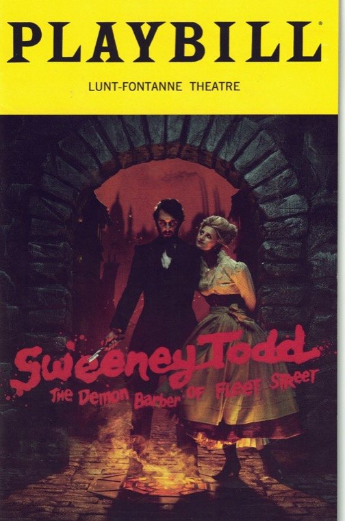 My Playbill for Sweeney Todd