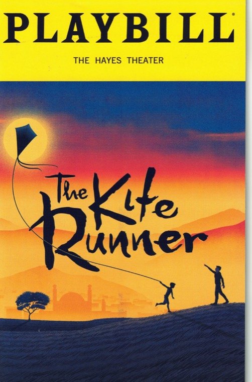 My Playbill for The Kite Runner