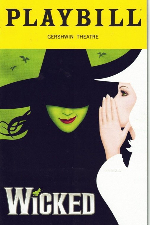 My Playbill for Wicked